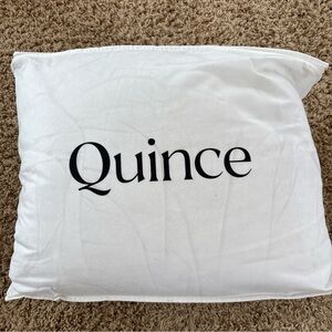 Quince King Luxe Goose Down Comforter All Season in White